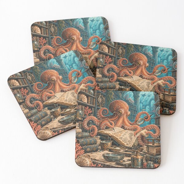 Item preview, The Bookbinding Octopus designed and sold by DrizzyV.