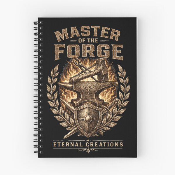 Item preview, Master of the Forge Eternal Creations Blacksmithing Vintage designed and sold by Ada’s Mystic Atelier .
