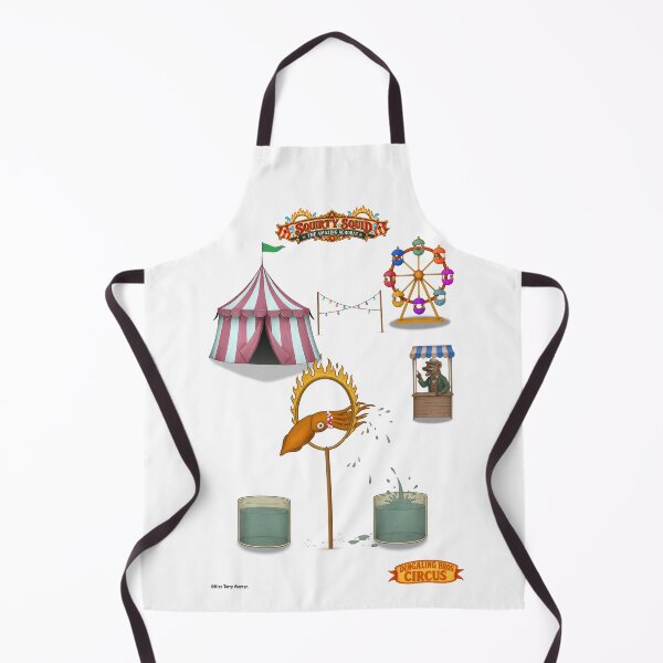 Item preview, Squirty squid: Vintage Circus Animal Parody designed and sold by MissTerryWoman.