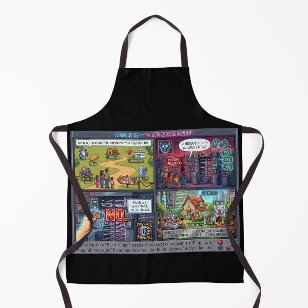 Item preview, The path to a dignified life: basic needs vs. luxury designed and sold by Mianku | Für das Leben.