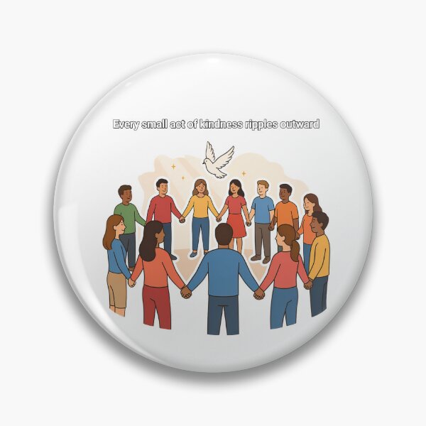 Item preview, Peaceful Dove & Kindness Quote designed and sold by NiftyWrx.