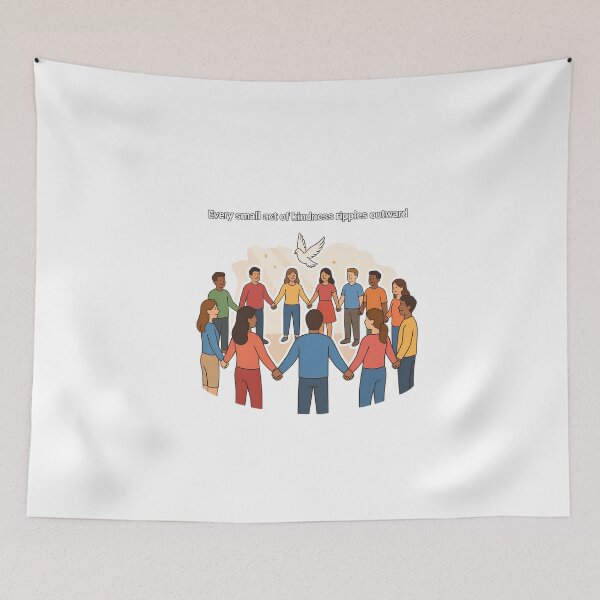 Item preview, Peaceful Dove & Kindness Quote designed and sold by NiftyWrx.