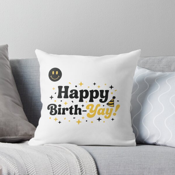 Item preview, Happy Birth-Yay! | Funny Birthday Pun | Punderful Corner designed and sold by Punderful Corner.