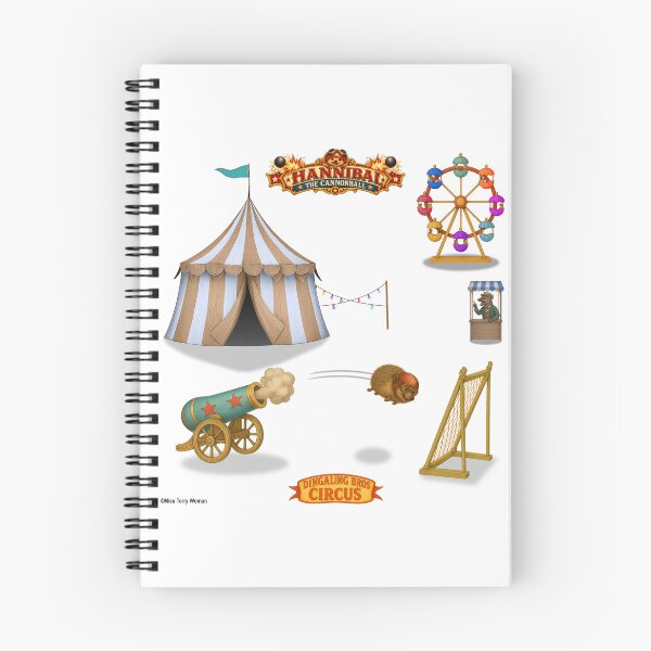 Item preview, Hannibal the Cannonball: Vintage Circus Animal Parody designed and sold by MissTerryWoman.