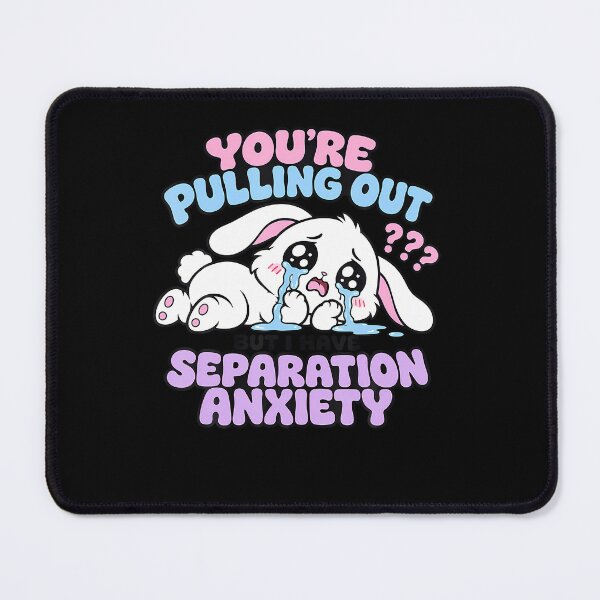 Item preview, Separation Anxiety Cute Bunny designed and sold by snailslowdance.