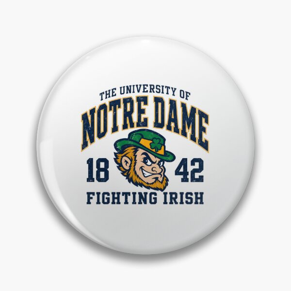 Item preview, Notre Dame Fighting Irish Leprechaun Mascot Est 1842 designed and sold by Fryeal Berik.