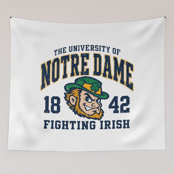 Item preview, Notre Dame Fighting Irish Leprechaun Mascot Est 1842 designed and sold by Fryeal Berik.