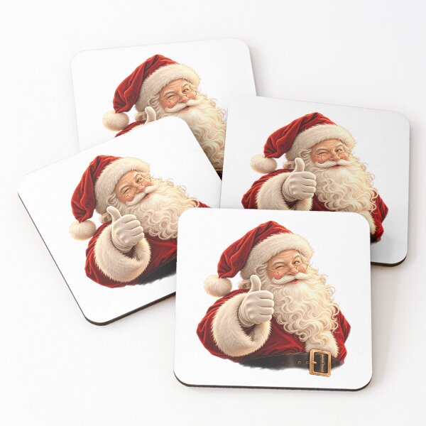 Item preview, Jolly Santa Claus | Funny Christmas Thumbs Up designed and sold by CalmMandala.