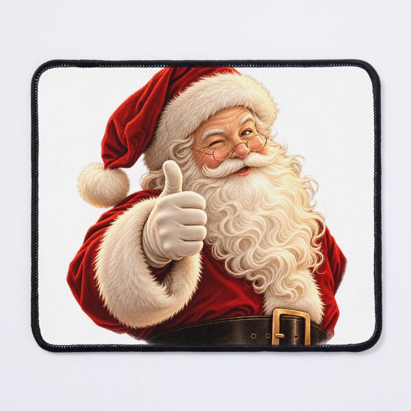 Item preview, Jolly Santa Claus | Funny Christmas Thumbs Up designed and sold by CalmMandala.