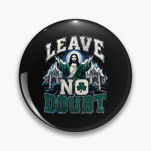 Item preview, Notre Dame Touchdown Jesus, Leave No Doubt - Fighting Irish Football designed and sold by Fryeal Berik.
