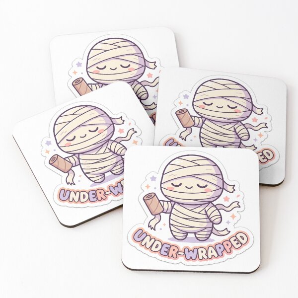 Item preview, Under-Wrapped Funny Cute Mummy Halloween designed and sold by tee.crush.