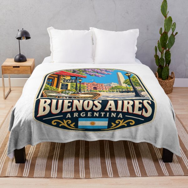 Item preview, Vintage Buenos Aires Argentina Tango Travel Badge Poster & Gift designed and sold by Globalcitytees.