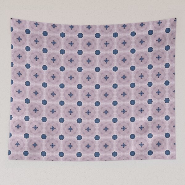 Item preview, Ethereal Soft Lilac Dusty Mauve Slate Blue Indigo Octagonal Tile Pattern Mandala - Duvet Cover designed and sold by ArithraStudio.