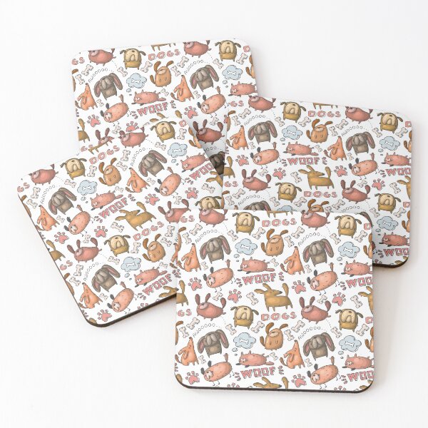 Item preview, Funny Dog Pattern  designed and sold by artworkbyrihen.