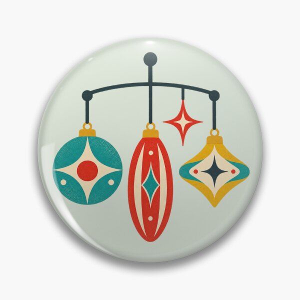 Item preview, Midcentury Christmas Baubles - Retro Mobile Illustration designed and sold by JPMprints.