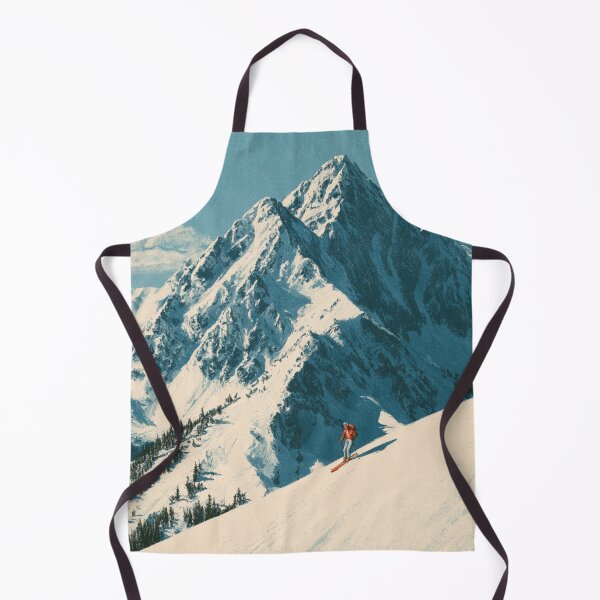 Item preview, Skier in Mountains designed and sold by NicolasGlowArt.