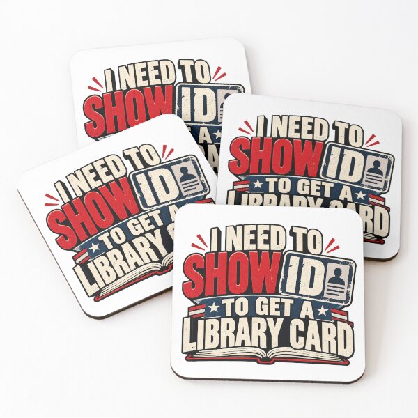 Item preview, I Need To Show ID To Get A Library Card designed and sold by FZ Studio .