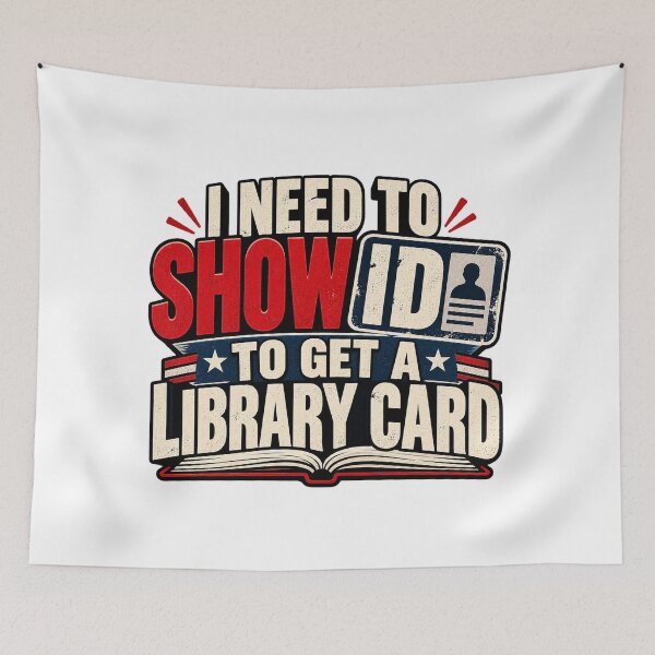 Item preview, I Need To Show ID To Get A Library Card designed and sold by FZ Studio .