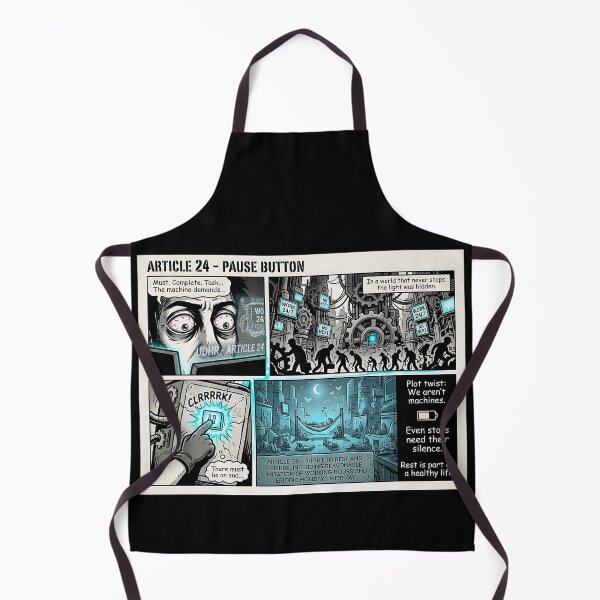 Item preview, Article 24 – Man is not a machine designed and sold by Mianku | Für das Leben.