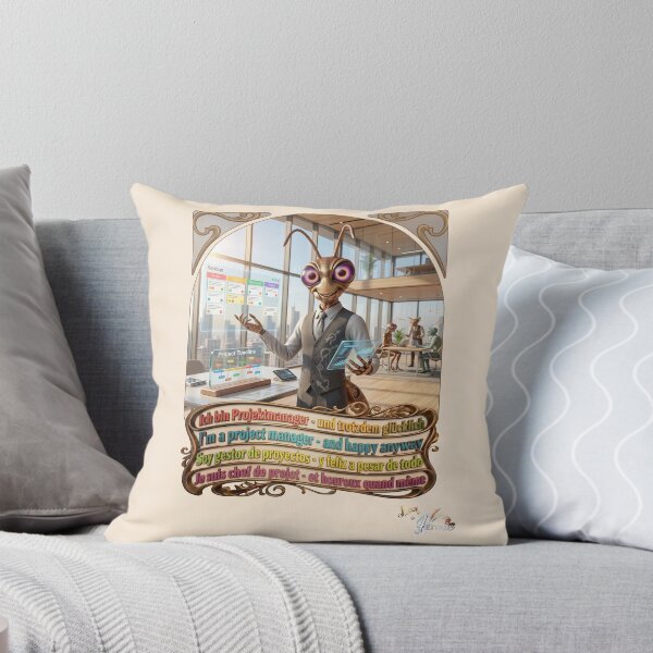Item preview, Grasshopper JOGUE by HERMIE: Project Manager PM Office Job Pop Art designed and sold by HERMIE-design.