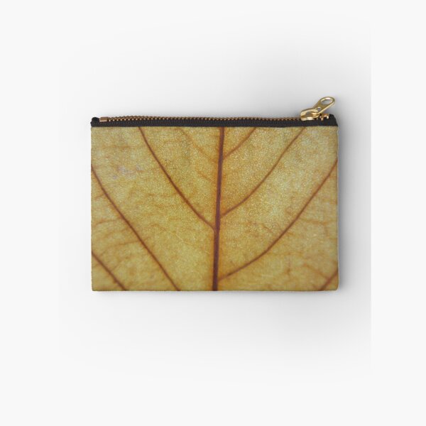 Item preview, Golden Autumn Leaf Macro – Intricate Veins and Natural Texture designed and sold by onubi.