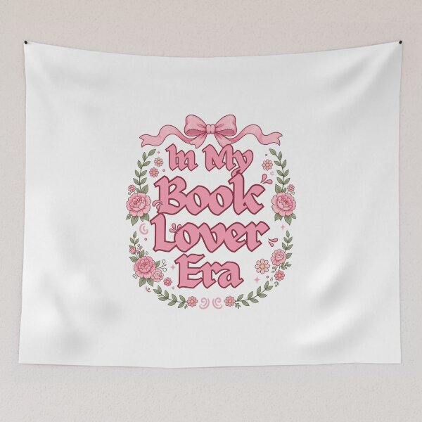 Item preview, In My Book Lover Era Pink Bow Coquette Bookish designed and sold by ChotipahArt.