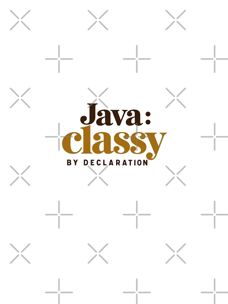 Aperçu 5 sur 5. Robe trapèze avec l'œuvre Java Classy By Declaration Funny Programmer Coffee Typography créée et vendue par ThreadQuirk.
