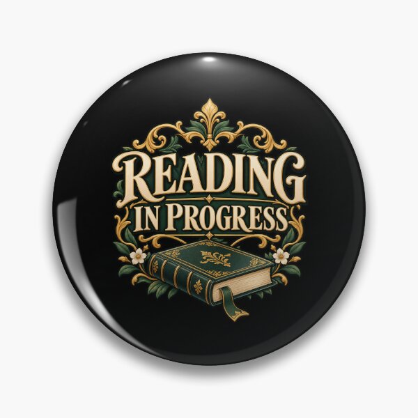 Item preview, Reading In Progress - Vintage Bookplate designed and sold by Good Mood Foundry.
