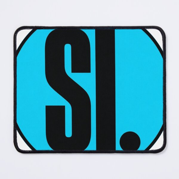 Item preview, SI Superintelligence Emblem - Minimal Cyan AI Accelerationist Tee designed and sold by Acta Diurna Supply.