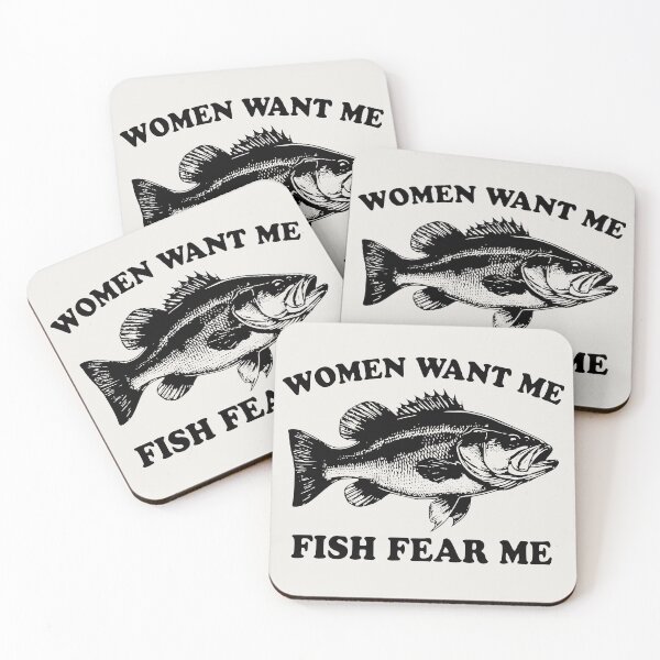 Item preview, Women Want Me, Fish Fear Me designed and sold by That-Indie-Guy.