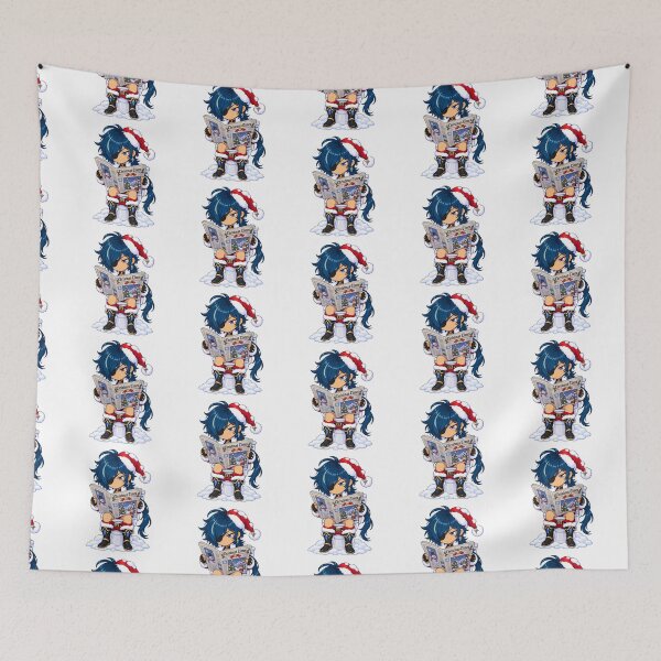 Item preview, Kaeya Genshin Impact Christmas Toilet Newspaper Humor designed and sold by mildaclairmo.