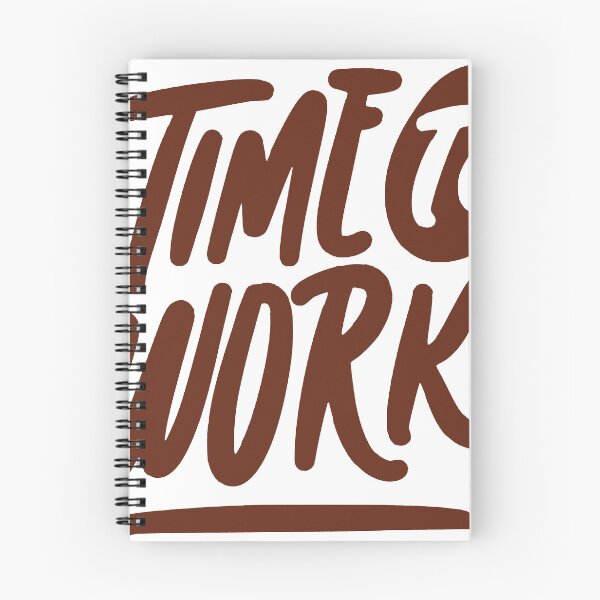 Item preview, Time to Work Bold Brush Lettering designed and sold by andry01.