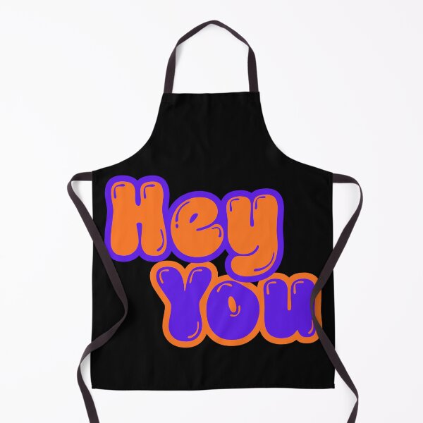 Item preview, 'Hey You' Bold Orange and Purple Retro Bubble Typography designed and sold by Detroja Typography.