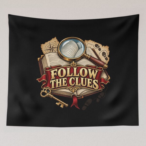 Item preview, Follow The Clues - Mystery Reader designed and sold by Good Mood Foundry.