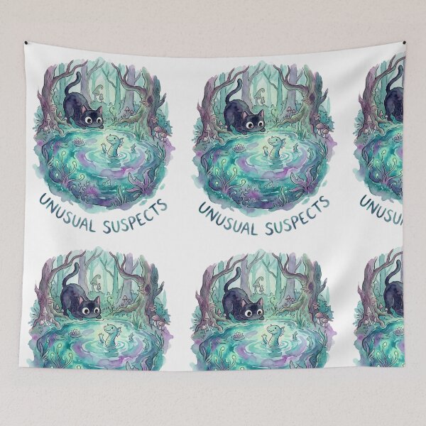 Item preview, Unusual Suspects Cat designed and sold by Tiffany Roy.