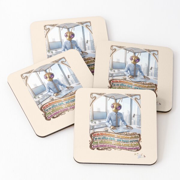 Item preview, Grasshopper JOGUE by HERMIE: Office Clerk Business Job Pop Art designed and sold by HERMIE-design.