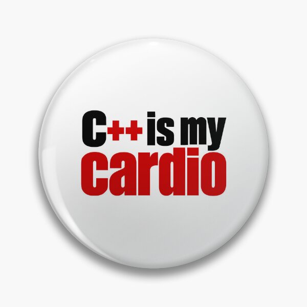 Item preview, C Is My Cardio Funny Programmer Typography Design designed and sold by ThreadQuirk.