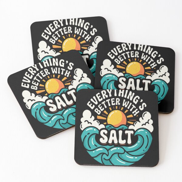 Item preview, Everything better with Salt Surf Retro sunset waves designed and sold by vlahosfeari.