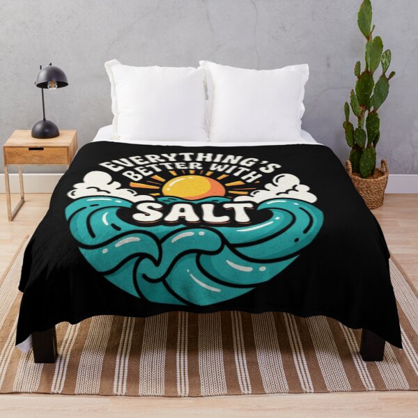 Item preview, Everything better with Salt Surf Retro sunset waves designed and sold by vlahosfeari.