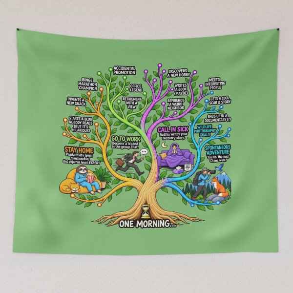 Item preview, The Tree of Life Choices designed and sold by tomperys.