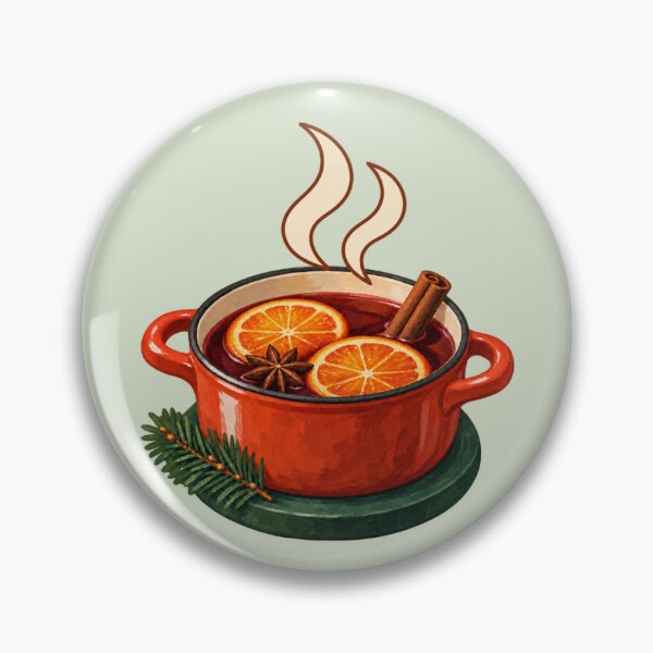 Item preview, Winter Citrus Simmer Pot - Cozy Christmas Illustration designed and sold by JPMprints.