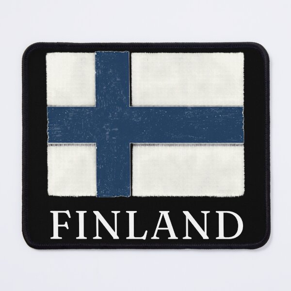 Item preview, Finland Flag Shield Nordic Crest Art designed and sold by VirellonInk.