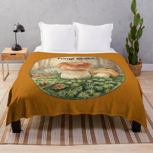 Item preview, Fungi State - Boletus edulis Woodland Mushroom Illustration designed and sold by Reniferka Artifacts.