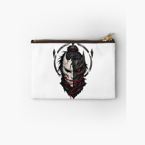 Item preview, The Veilbreaker – Dark Samurai Mask | Crimson Eye Anime Streetwear designed and sold by AD-NOVA!!!.