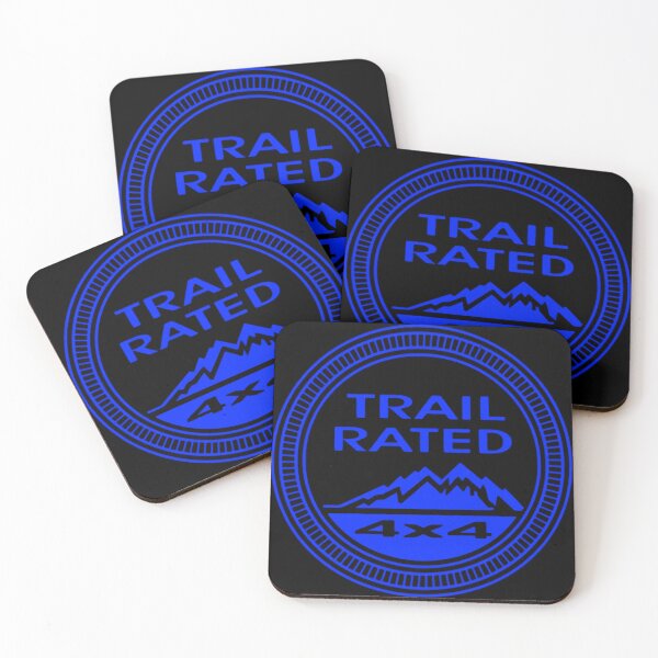 Item preview, Blue 4x4 Trail Rated design designed and sold by Mad Apparel.