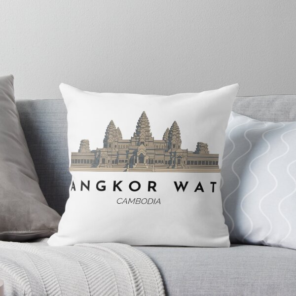 Item preview, Angkor Wat Minimalist Illustration – Cambodia designed and sold by DesignMaxa.
