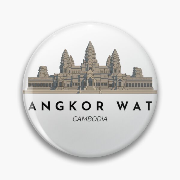 Item preview, Angkor Wat Minimalist Illustration – Cambodia designed and sold by DesignMaxa.