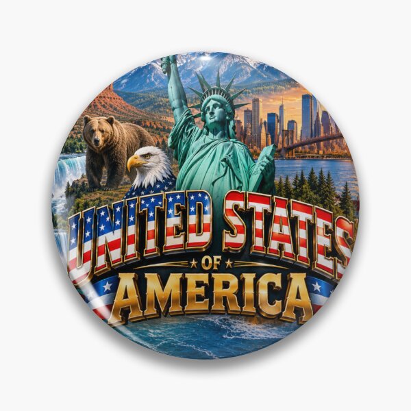 Item preview, A beautiful and patriotic image of the United States of America designed and sold by GoodPlaceToShop.