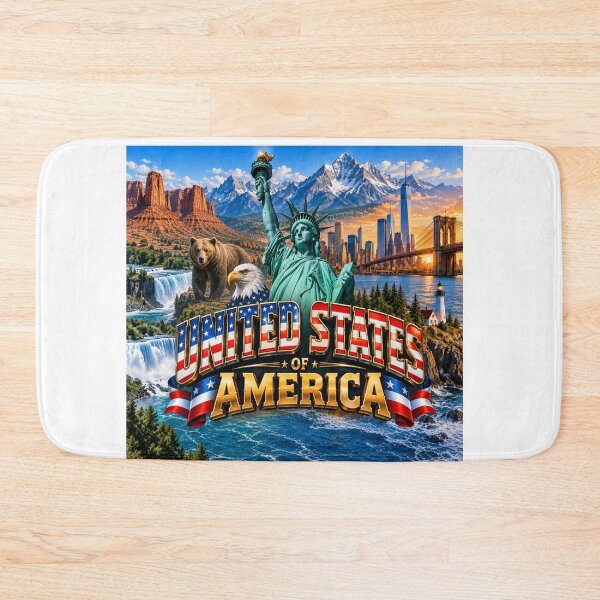 Item preview, A beautiful and patriotic image of the United States of America designed and sold by GoodPlaceToShop.
