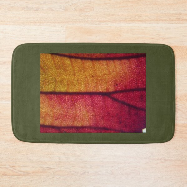 Item preview, Fiery Autumn Leaf Macro – Red and Golden Veins Texture designed and sold by onubi.